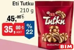 ETİ TUTKU BİSKÜVİ 210 G